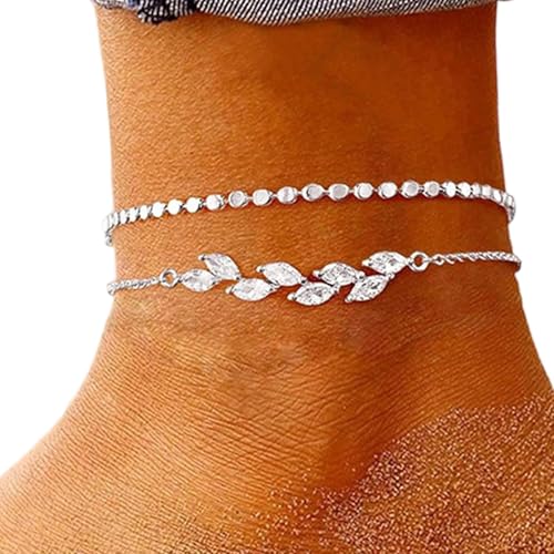 CHIZISX Damen Kochbrett Set Multi Stränge Verstellbarer Fußschmuck Mehrschichtiger Knöchelarmband Handgefertigtes Wasserdichtes Zubehör Für Frauen Multi Layer Messingschmuck CHIZISX Damen Kochbrett Set Multi Stränge Verstellbarer Fußschmuck Mehrschichtiger Knöchelarmband Handgefertigtes Wasserdichtes Zubehör Für Frauen Multi Layer Messingschmuck von CHIZISX