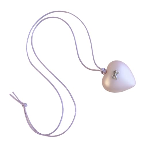 CHIZISX Dopamine Halskette mit Herz-Anhänger, handgefertigt, verstellbar, für Damen und Mädchen, einzigartiger und trendiger Schmuck, Einheitsgröße, Acryl, Kein Edelstein von CHIZISX