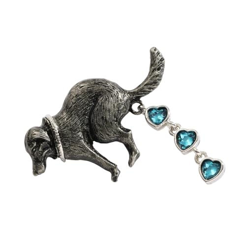 CHIZISX Einzigartige Hundekot-Brosche. Lustiges Design. Anstecknadel für Partys und den Alltag. Verleiht Ihren Outfits Humor und Stil. von CHIZISX