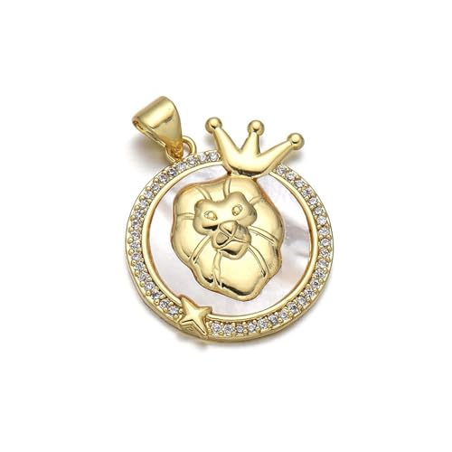 CHIZISX Einzigartige Sternbilder, Messing-Charm-Anhänger für einzigartige Kreationsaccessoires, geeignet für verschiedene Anlässe, Einheitsgröße, Kupfer, Kein Edelstein von CHIZISX