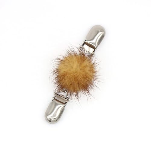 CHIZISX Elegante, flauschige Schal-Clip-Befestigungsschnalle für dezente Ausschnitt-Designs und einen modischen Look mit robuster Legierung von CHIZISX