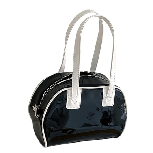 CHIZISX Elegante PU Leder Umhängetasche Mit Verstellbarer Riemenhandtasche Freizeitbodentasche Für Dating Und Tägliche Verwendung Einzigartiger Handtasche von CHIZISX