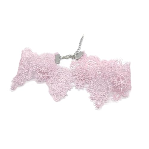 CHIZISX Elegante Spitze Kurzer Halsband Stylish Halskette Weich Bequem Bequeme Robuste Krawatte Für Stilvolle Damen Frauen von CHIZISX