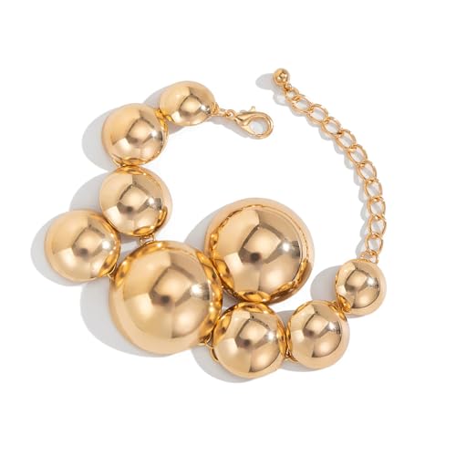 CHIZISX Eleganter Metallanhänger Halskette Armband Stilvoller runder Anhänger Halskette Einzigartige Armbandverzierung zum Verschenken, Einheitsgröße, Eisen, Kein Edelstein CHIZISX Eleganter Metallanhänger Halskette Armband Stilvoller runder Anhänger Halskette Einzigartige Armbandverzierung zum Verschenken, Einheitsgröße, Eisen, Kein Edelstein von CHIZISX