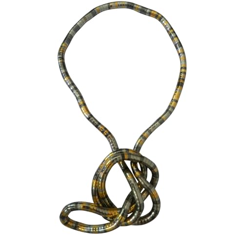 CHIZISX Flexible Schlangenknochenkette, Choker-Halskette, stapelbares Armband für Frauen und Mädchen, modisches Statement-Halsschmuckstück, Einheitsgröße, Metall, Kein Edelstein von CHIZISX