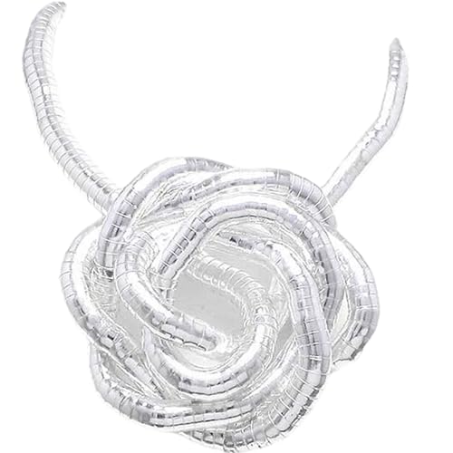 CHIZISX Flexible Schlangenknochenkette, Choker-Halskette, stapelbares Armband für Frauen und Mädchen, modisches Statement-Halsschmuckstück, Einheitsgröße, Metall, Kein Edelstein von CHIZISX