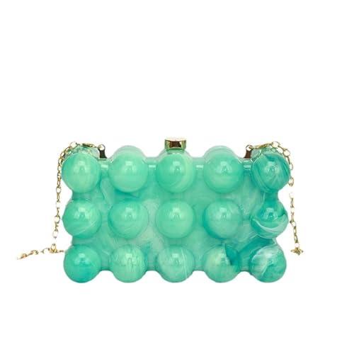 CHIZISX Frauen Abendbeutel Kette Gurt Umhängetasche Acryl Handtasche Mode Crossbod CHIZISX Frauen Abendbeutel Kette Gurt Umhängetasche Acryl Handtasche Mode Crossbod von CHIZISX