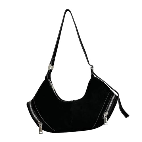 CHIZISX Frauen Tasche Koreanische Stile Handtasche Allzugemachte Achselhöhle Winter Schulter Einfache Unterarm Einkaufs Frauen Einfache Achselhöhle Mode Unterarm Winter Schulter von CHIZISX