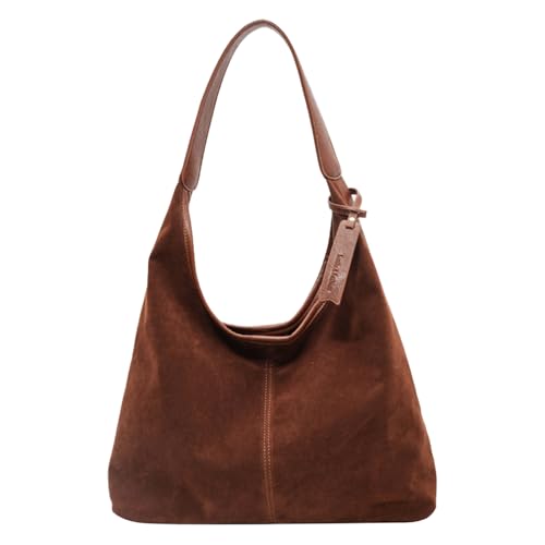 CHIZISX Frauen Winter Casual Achselstasche Vintage Single Schulterbärchen Slouchy Carryall Office Handtaschen von CHIZISX