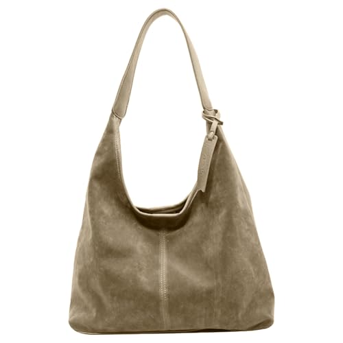 CHIZISX Frauen Winter Casual Achselstasche Vintage Single Schulterbärchen Slouchy Carryall Office Handtaschen von CHIZISX