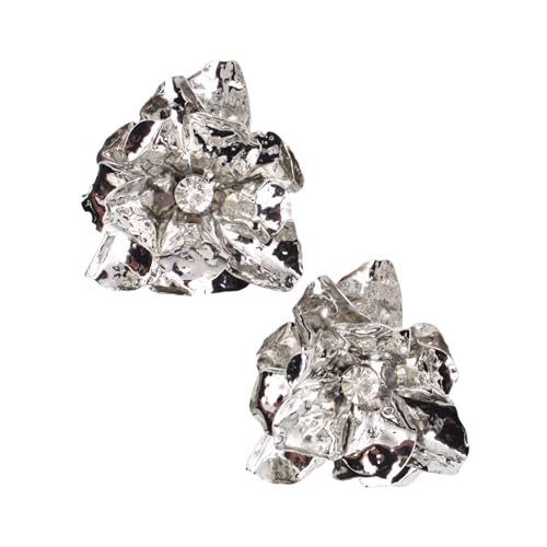 CHIZISX Glitzernde Strass-Ohrringe, mehrschichtig, Blumenform, Zirkonia, Schmuckzubehör für Damen, Einheitsgröße, Zink, Kein Edelstein CHIZISX Glitzernde Strass-Ohrringe, mehrschichtig, Blumenform, Zirkonia, Schmuckzubehör für Damen, Einheitsgröße, Zink, Kein Edelstein von CHIZISX