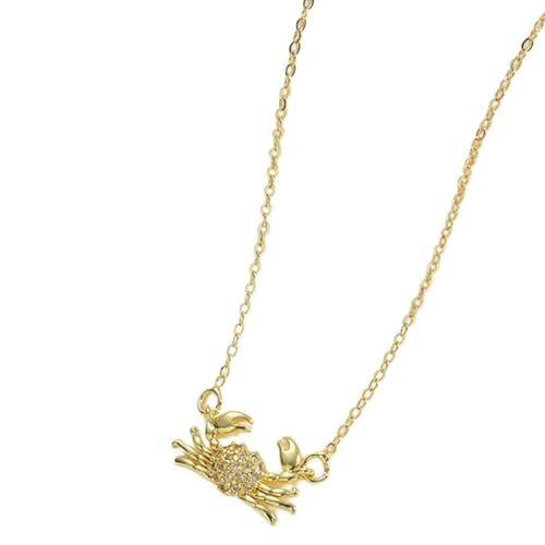 CHIZISX Halskette mit mehreren minimalistischen Anhängern, Dekoration für Damen, tragbar für jeden Anlass und verbessert Ihren eleganten Stil, Einheitsgröße, Kupfer + Zirkon, Kein Edelstein von CHIZISX