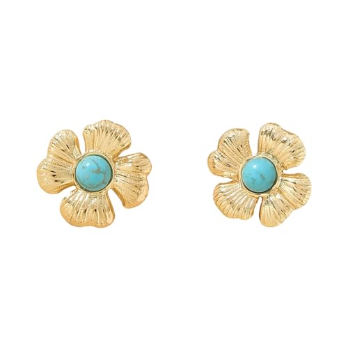 CHIZISX Handgefertigte Edelstahl-Ohrringe, Bohnen/Stern/Blumen/Schmetterling/Koralle, Ohrstecker, Accessoires, trendiger Schmuck für Damen, Einheitsgröße, Edelstahl, Kein Edelstein CHIZISX Handgefertigte Edelstahl-Ohrringe, Bohnen/Stern/Blumen/Schmetterling/Koralle, Ohrstecker, Accessoires, trendiger Schmuck für Damen, Einheitsgröße, Edelstahl, Kein Edelstein von CHIZISX