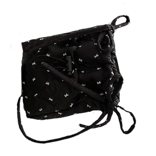 CHIZISX Kleine Crossbody Taschen Für Frauen Handys Geldbörsen Gesteppte Puffer Umhängetasche Handtaschen Reisen Bag Bowknot Achselbeutel Schulterbaus Und Handtaschen von CHIZISX