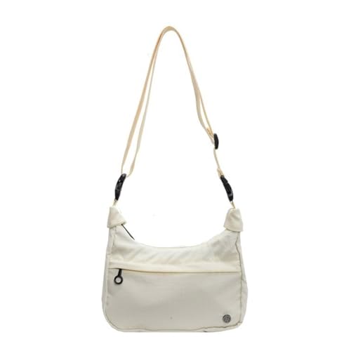 CHIZISX Lässige Dumpling Geldbörse Nylon Umhängetasche für Damen und Herren Büro Arbeit Satchel Große Kapazität Party Handtasche Tragbare Alltagstasche, beige, One Size CHIZISX Lässige Dumpling Geldbörse Nylon Umhängetasche für Damen und Herren Büro Arbeit Satchel Große Kapazität Party Handtasche Tragbare Alltagstasche, beige, One Size von CHIZISX
