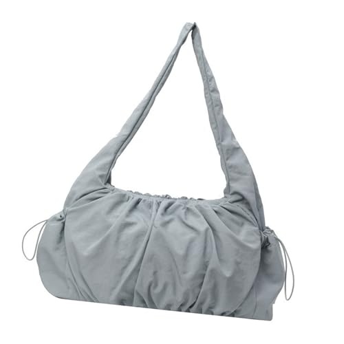 CHIZISX Lässige Falten Umhängetasche Mit Mehreren Taschen Für Damen Große Kapazität Modische Modik Mody Color Nylon Unterarm Handtasche Mode Umhängetasche von CHIZISX