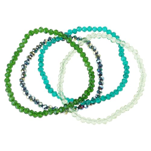 CHIZISX Lebendiges Perlenarmband Set Stretchable Multilayer Designs Modes Statement Juwely Accessoire Für Trendige Frauen Kristalle Schmuck von CHIZISX