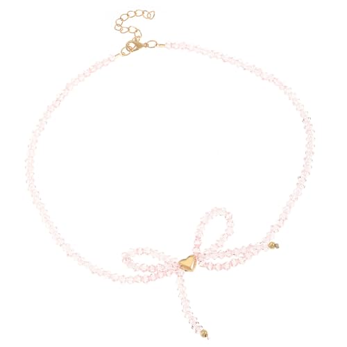 CHIZISX Mode Robuste Perlen Halskette Charme Anhänger Mit Kristallen Schmetterlings Designs Für Stilvolle Frauen Damen Täglich Trendige Weibliche Halskette von CHIZISX