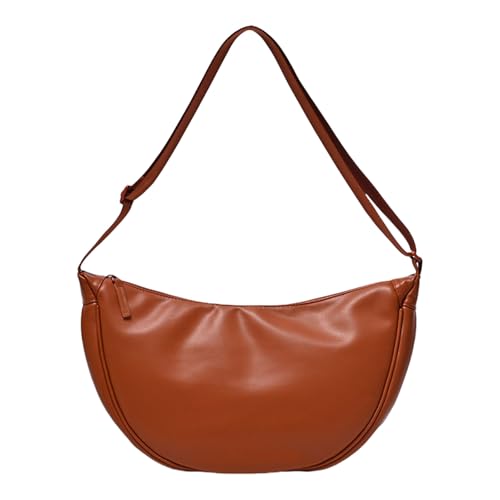 CHIZISX Moderne Crossbody Tasche Praktische PU Leder Schulter Geldbörse Knödel Pack Geeignet Für Verschiedene Anlässe PU Satchel von CHIZISX