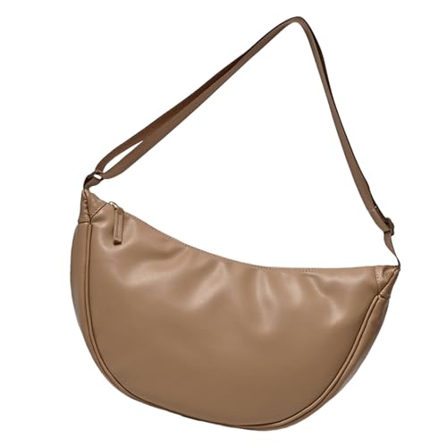 CHIZISX Moderne Crossbody Tasche Praktische PU Leder Schulter Geldbörse Knödel Pack Geeignet Für Verschiedene Anlässe PU Satchel von CHIZISX