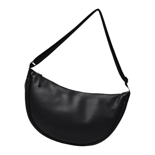 CHIZISX Moderne Crossbody Tasche Praktische PU Leder Schulter Geldbörse Knödel Pack Geeignet Für Verschiedene Anlässe PU Satchel von CHIZISX