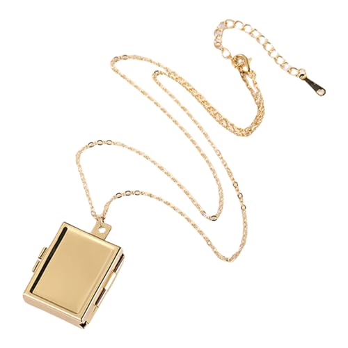 CHIZISX Multipurpose Quadrat Halsketten Halskette Mit Robustem Messing Pendelleus Modezubehör Für Trendige Verstellbare Halskette Aus Frauen von CHIZISX