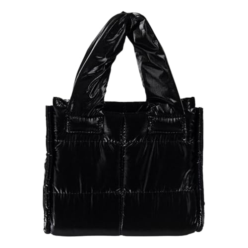CHIZISX Raffinierte Nylon Baumwollbeutel Lässige Handtasche Baumwolle Gepolsterte Schulterkreuzkörper Für Die Mode Frauen Warmer Winterkreuzkörper von CHIZISX
