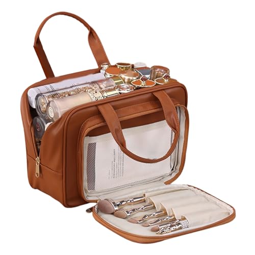 CHIZISX Reisen Toilettenbeutel Große Breite Öffnete Kosmetische Make Up Organisatoren Mit Für Accessoires Essential Make Up Beutel Organizer von CHIZISX