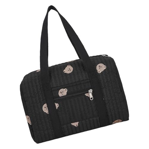 CHIZISX Stilvolle Baby-Organizer-Tasche mit dickem Griffseil, wasserabweisend, für Eltern, tägliches Pendeln, Mutter, mit ergonomischem Tragegurt, Bear Black CHIZISX Stilvolle Baby-Organizer-Tasche mit dickem Griffseil, wasserabweisend, für Eltern, tägliches Pendeln, Mutter, mit ergonomischem Tragegurt, Bear Black von CHIZISX