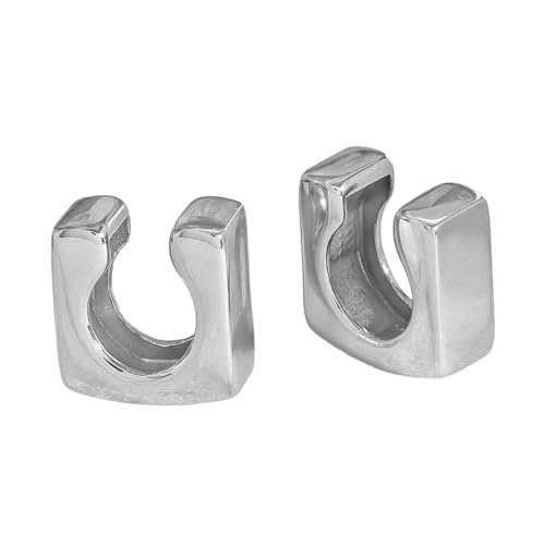 CHIZISX Stilvolle geometrische Ohrmanschette, bequemer Ohrclip, Ohrschmuck, Legierung, Textur, Ohr-Zubehör für den täglichen Gebrauch, Einheitsgröße, Metall, Kein Edelstein CHIZISX Stilvolle geometrische Ohrmanschette, bequemer Ohrclip, Ohrschmuck, Legierung, Textur, Ohr-Zubehör für den täglichen Gebrauch, Einheitsgröße, Metall, Kein Edelstein von CHIZISX