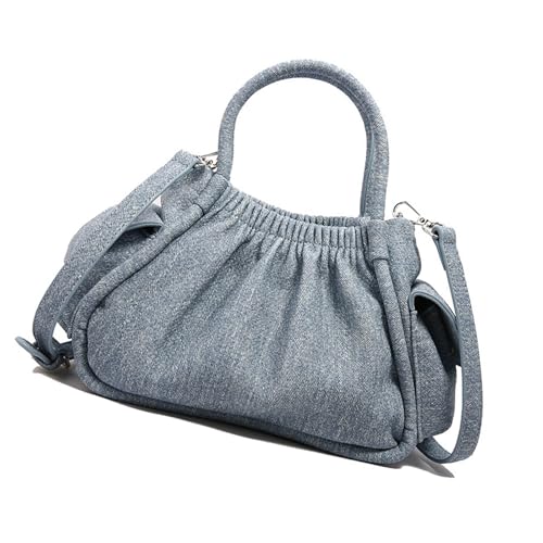 CHIZISX Trendige Kleine Satchel Handtasche Für Frauen PU Leder Faltenwolken Umhängetasche Mit Verstellbarem Gurt Crossbody Geldbörse Frauen Crossbody Geldbeutel von CHIZISX