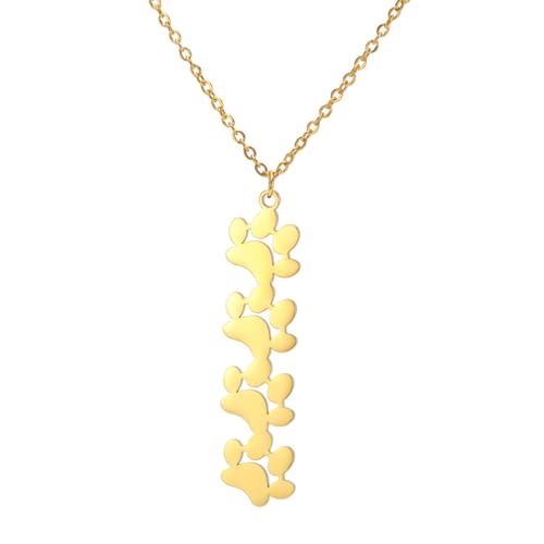 CHIZISX Vielseitige Krallen-Halskette, symbolisiert Stärke und Mut für modische Tierliebhaber, Einheitsgröße, Edelstahl, Kein Edelstein von CHIZISX