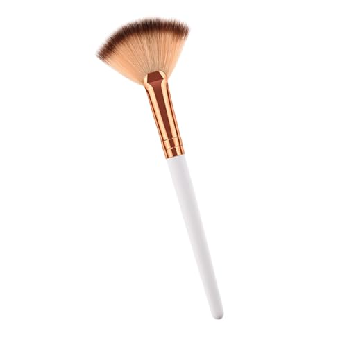 Fächer-Make-up-Pinsel für Damen, Kosmetik, Concealer, Anwendung, weiche synthetische Borsten, Puderpolieren, Tupfen von CHIZISX