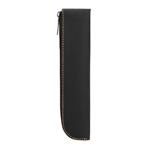 Federmäppchen, Stiftetasche, PU-Leder, großes Fassungsvermögen, Stifteetui, einfaches Etui, Schulanfang, PU-Leder, einfaches Schul- und Bürobedarf, Schwarz Federmäppchen, Stiftetasche, PU-Leder, großes Fassungsvermögen, Stifteetui, einfaches Etui, Schulanfang, PU-Leder, einfaches Schul- und Bürobedarf, Schwarz von CHIZISX