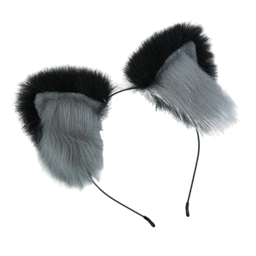 Foxs Ohrs Haarband Modische Frauen Haare Hair Hoop Fursuit Katzen Ohren Stirnbänder Für Partys Cosplay Event Halloween Hair Ornament von CHIZISX