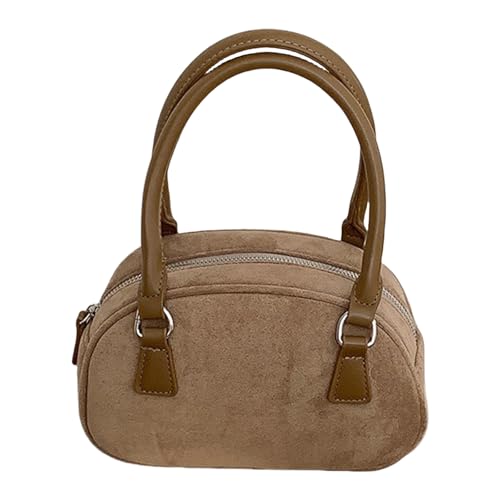 Frauen Luxuriöser Faux Verklagte Samthandtasche Mit Oberen Cross Body Umhängetasche Geldbörse Für Lässige Und Formelle Anlässe Velvets Satchel Umhängetasche von CHIZISX