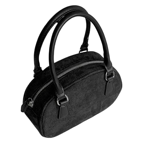 Frauen Luxuriöser Faux Verklagte Samthandtasche Mit Oberen Cross Body Umhängetasche Geldbörse Für Lässige Und Formelle Anlässe Velvets Satchel Umhängetasche von CHIZISX