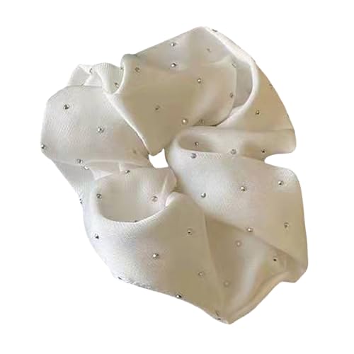 Modische Strass-Haargummis für Damen und Mädchen, eleganter Pferdeschwanz-Halter, Party-Haar-Accessoires für verschiedene Anlässe von CHIZISX