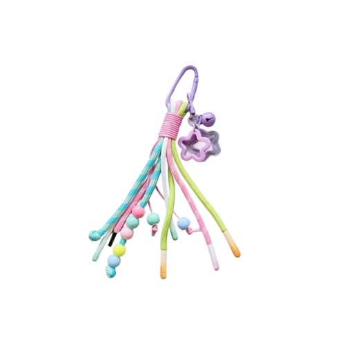 Passen Leuchtend Gewebter Kabel Schlüsselanhänger Ehepaar Geschenktüte Anhänger Schlüsselhalter Abs Carabiner Clips Für Rucksäcke Abs Plastik Carabiner Schlüsselring von CHIZISX