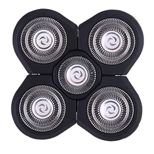 Rasierköpfe 5 Köpfe Bartschneider Ersatz Einfache Installation Elektrisch für Rasierer für Kopf Kopf und Männer Elektrorasierer von CHIZISX