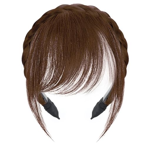 Realistische Pony-Stirnband-Perücken für Damen, steigert das Haarvolumen, Pony, Haarreifen für verschiedene Anlässe, Outfit, synthetische Haarverlängerungen Realistische Pony-Stirnband-Perücken für Damen, steigert das Haarvolumen, Pony, Haarreifen für verschiedene Anlässe, Outfit, synthetische Haarverlängerungen von CHIZISX