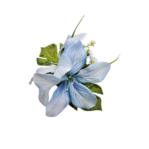 Stilvolle Blumen-Haarspange für Damen, natürliches Lilien-Design, sicherer Halt, mehrere Farboptionen, Veranstaltungszubehör von CHIZISX