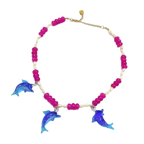 Verstellbare Länge Choker Stylische Frauen Und Mädchen Halskette Süßwasserperlen Perlen Hals von CHIZISX