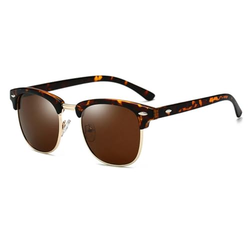 CHJING Sonnenbrille Herren Polarisierte Sonnenbrille Männer Frauen Sonnenbrillen Frauen Halbflügellose Klassische Männer Sonnenbrille-C3-Andere von CHJING