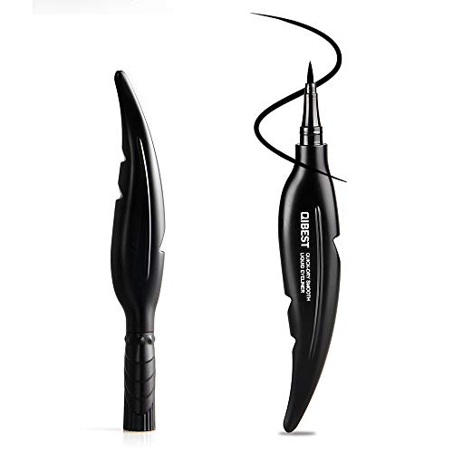 Feder Eyeliner Long-Lasting Wasserdicht Nicht Blooming Liquid Eye Liner Make-up Unfehlbar Super Slim Schwarz von CHJUZI