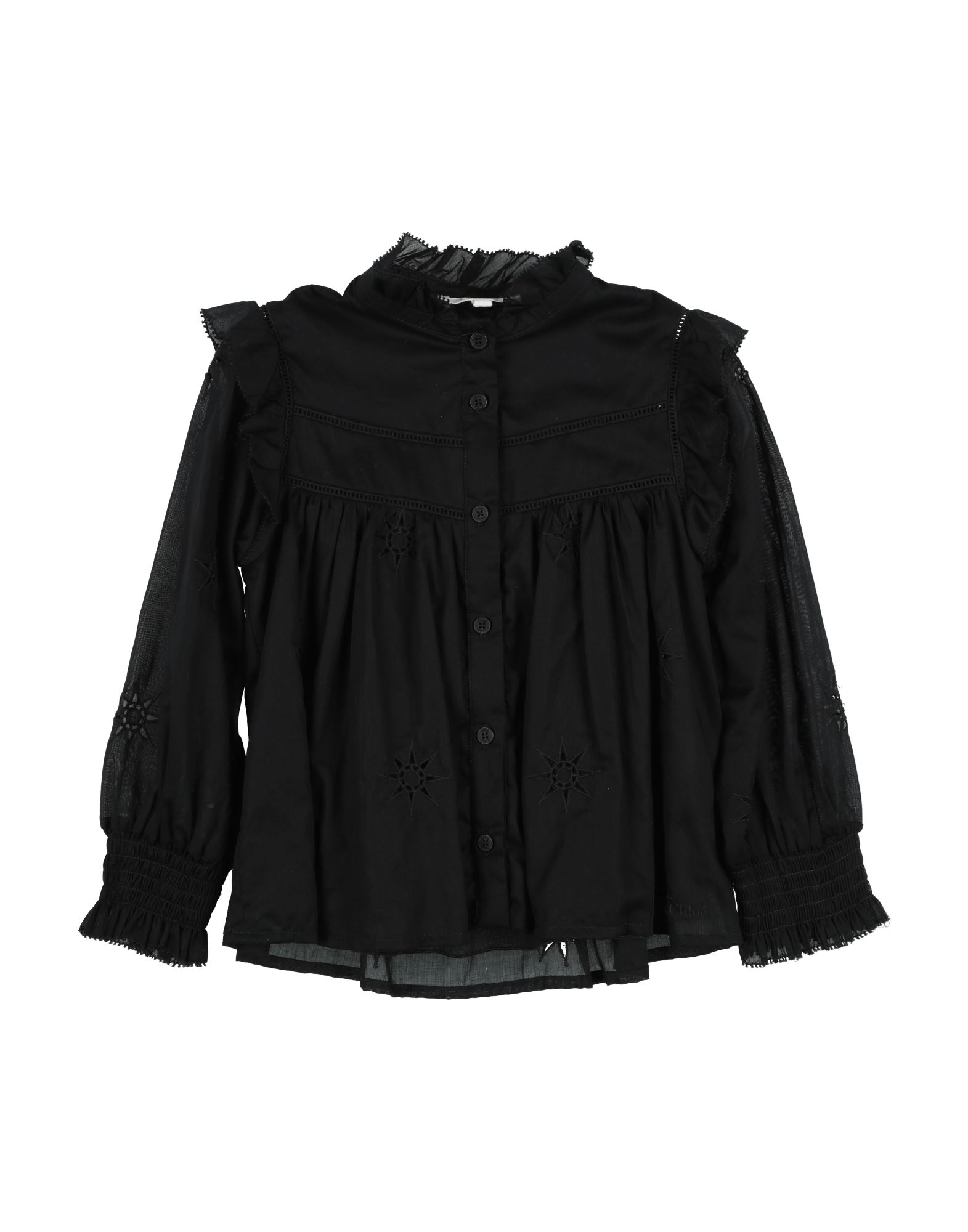CHLOÉ Hemd Kinder Schwarz von CHLOÉ