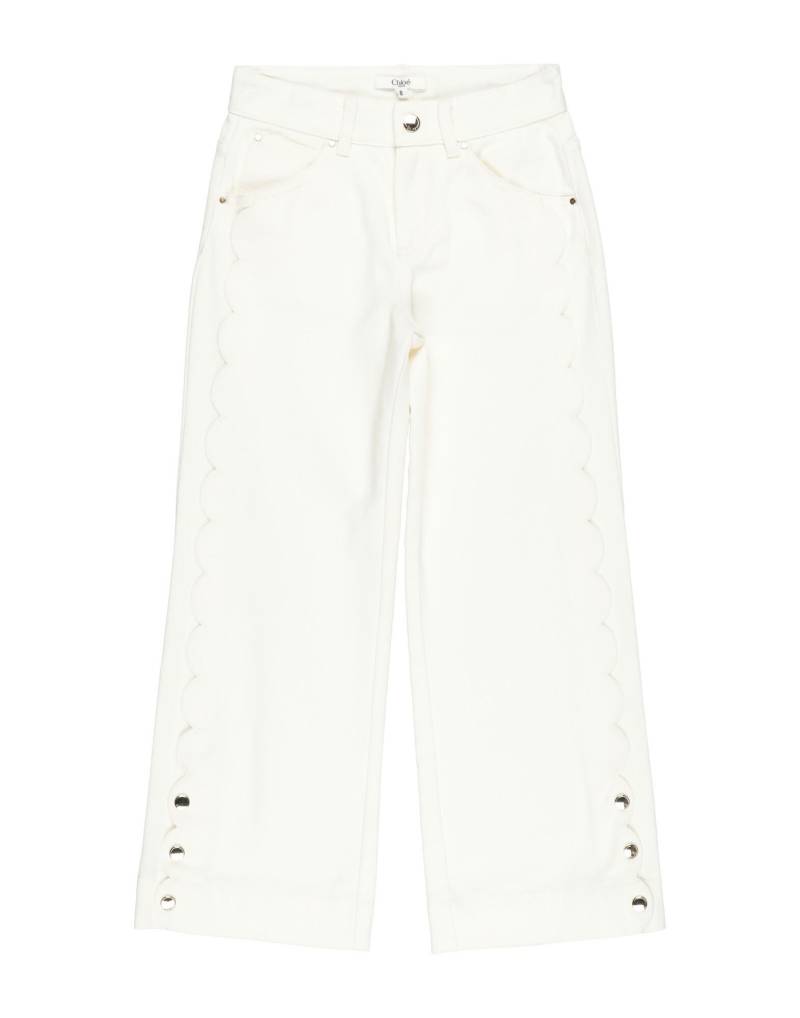 CHLOÉ Hose Kinder Elfenbein CHLOÉ Hose Kinder Elfenbein von CHLOÉ