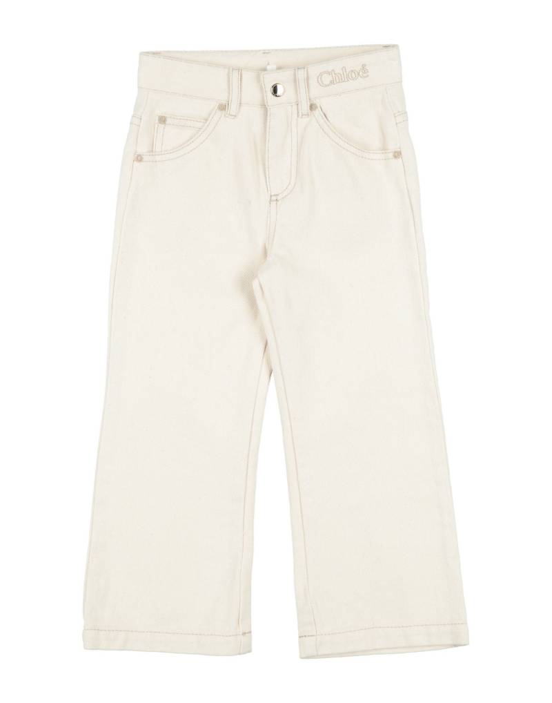 CHLOÉ Jeanshose Kinder Elfenbein von CHLOÉ