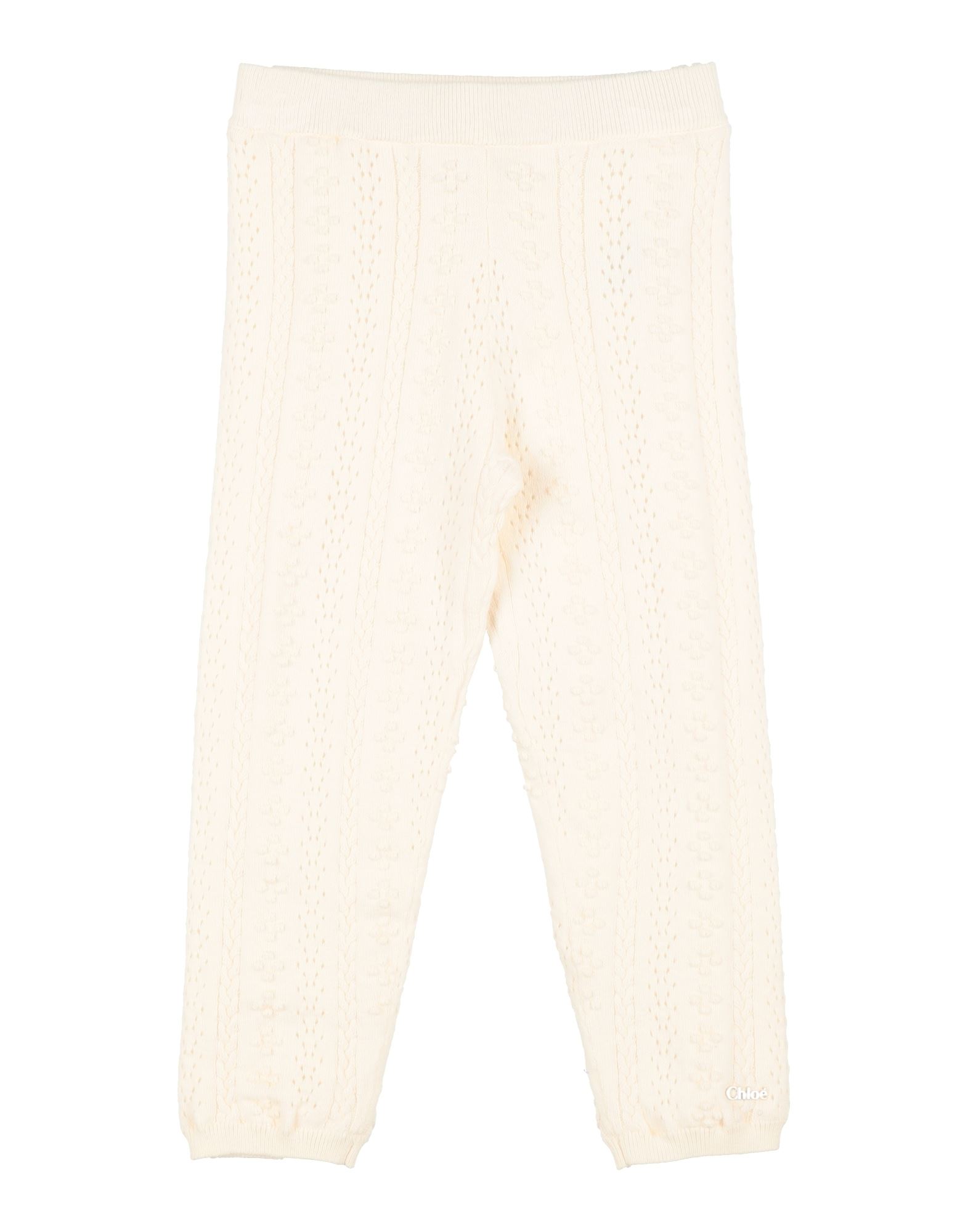 CHLOÉ Leggings Kinder Cremeweiß CHLOÉ Leggings Kinder Cremeweiß von CHLOÉ