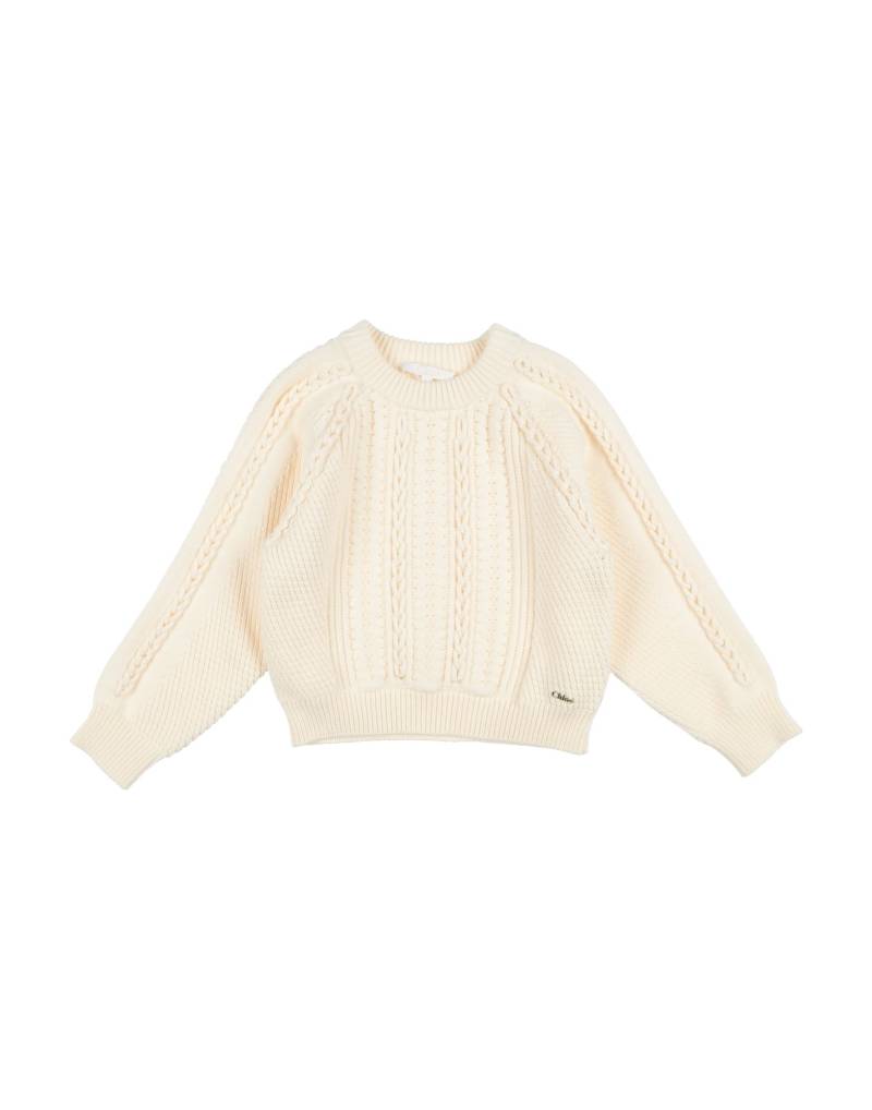 CHLOÉ Pullover Kinder Cremeweiß CHLOÉ Pullover Kinder Cremeweiß von CHLOÉ